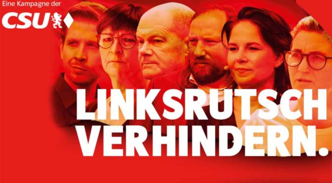 CSU macht Ernst mit Rote-Socken-Kampagne