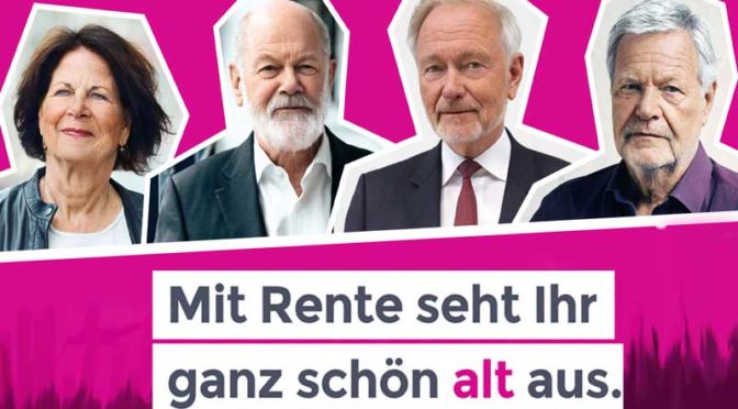 Aktion zu den Koalitionsgesprächen