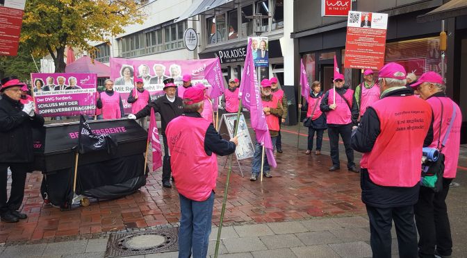 Protestmarsch des DVG in Hannover am 08.10.2022