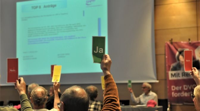 „Save  the date“ – DVG Delegiertenversammlung am Sa, 15. April 2023 in Kassel